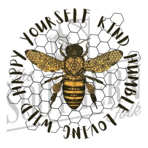Bee Yourself PNG File, Sublimation Designs Downloads, Digital Download