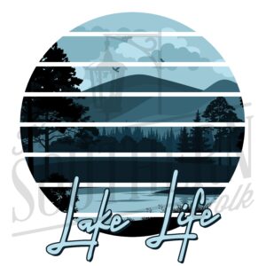 Lake Life PNG File, Sublimation Design, Digital Download, Sublimation Designs Downloads