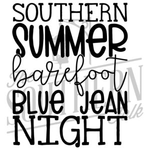 Southern Summers Black PNG File, Sublimation Designs Downloads, Digital Download, Country