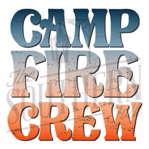 Camp Fire Crew PNG File, Sublimation Design, Digital Download, Sublimation Designs Downloads, Camping Design