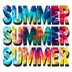 Summer Tie Dye PNG File, Sublimation Design, Digital Download, Sublimation Designs Downloads