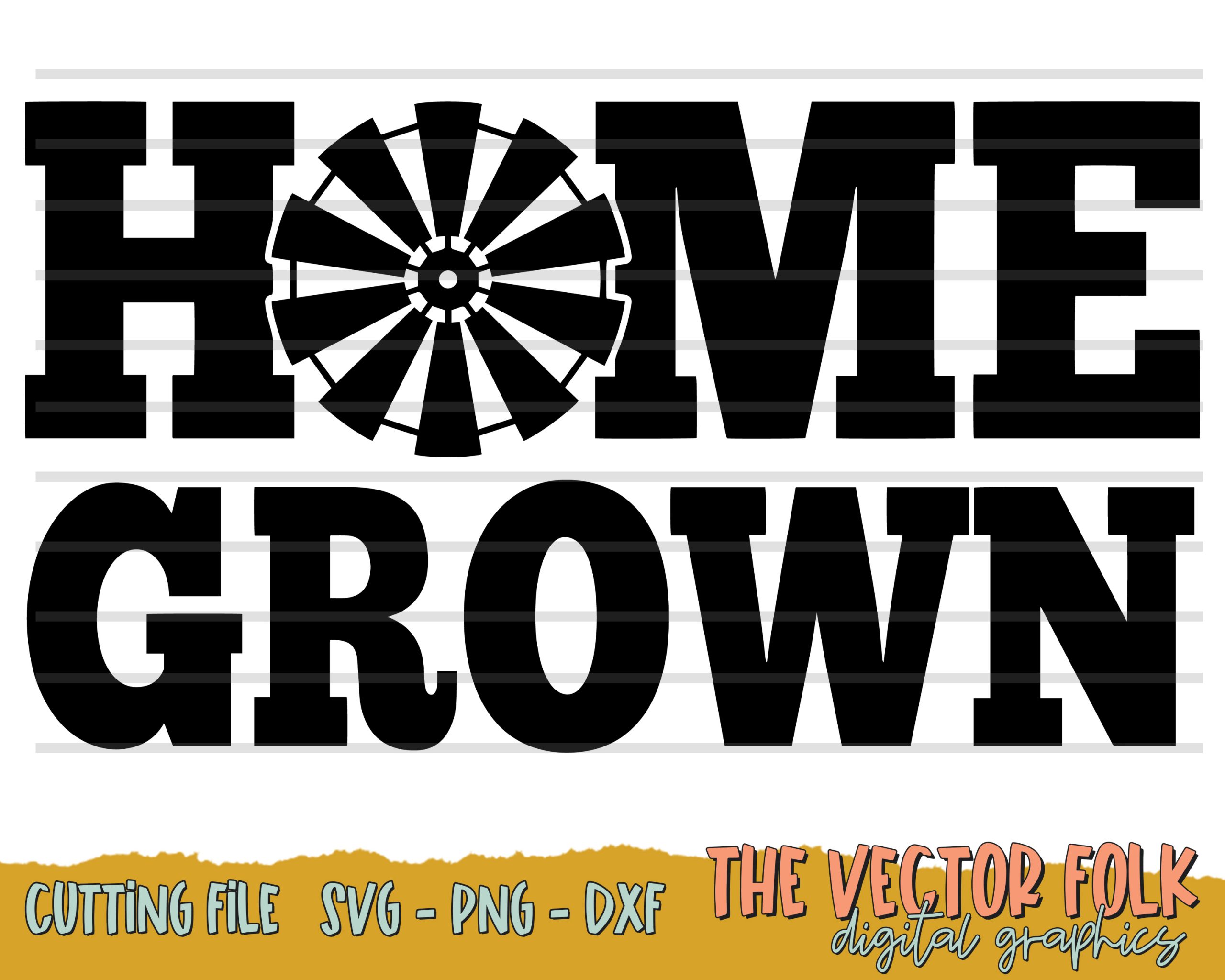 Home Grown SVG, DXF and PNG - THE SOUTHERN FOLK