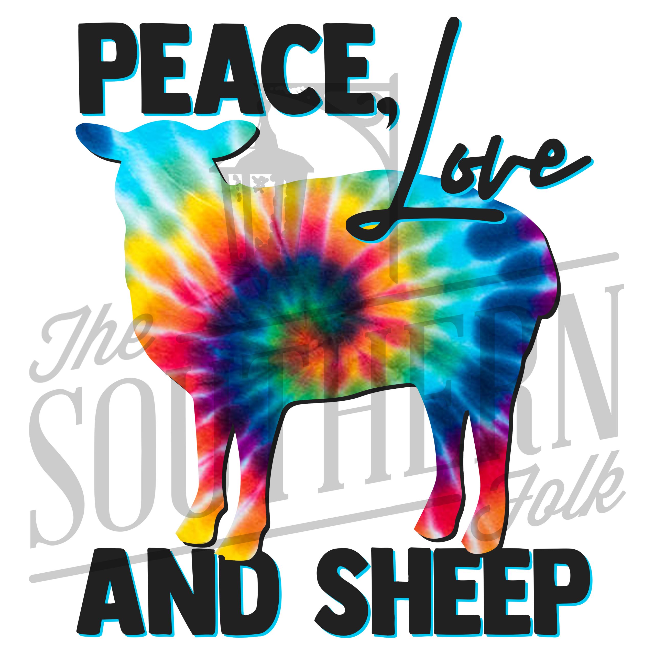 Download Peace Love and Sheep PNG File - THE SOUTHERN FOLK