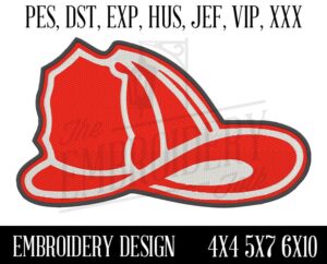 Fire Fighter Embroidery Design, Embroidery Patterns, Machine Embroidery, pes, dst, exp, hus, jef, vip, xxx