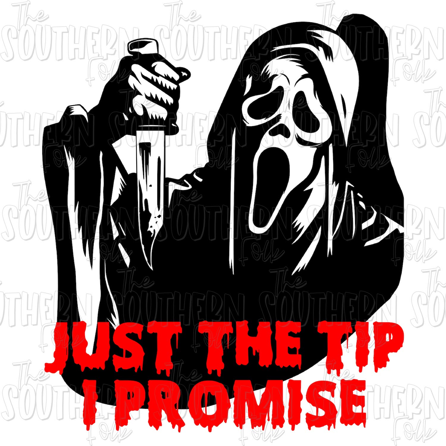 Just The Tip Ghost Face PNG File