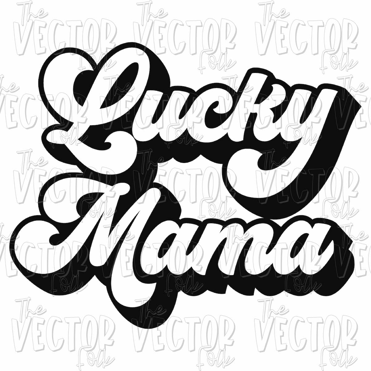 Lucky Mama SVG, DXF AND PNG – THE SOUTHERN FOLK