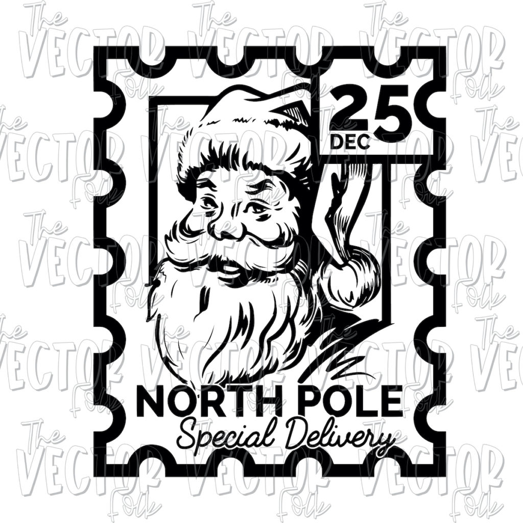 North Pole Special Delivery SVG, DXF AND PNG THE SOUTHERN FOLK
